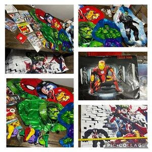 Huge marvel birthday decoration bundle
